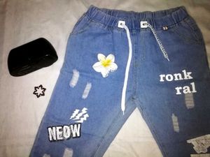 Cute Graphic Denim Jeans