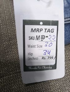 M@22 Size-30 Bootcut Denim Jeans
