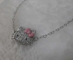 Authentic Sanrio Hello Kitty Crystal Y2k Necklace