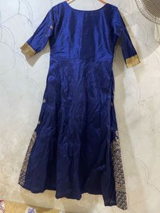 Elegant Blue Ethnic Gown