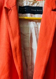 Zara Orange Blazer