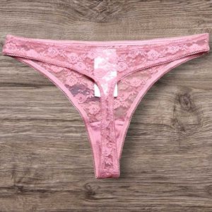 Pink Lace Thong