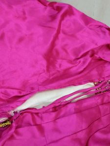 Elegant Pink Floral Kurta Set