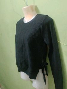 Black Long Sleeve Top