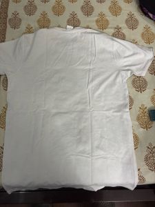 White Graphic Print Tee