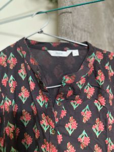Floral Print Anarkali Kurta