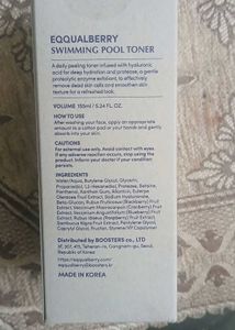Eqqualberry Swimming Pool Toner