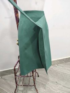 Green Wrap Skirt