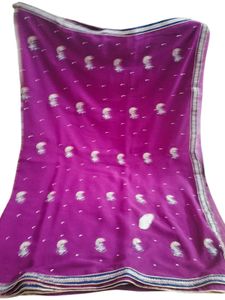 Purple Embellished Saree