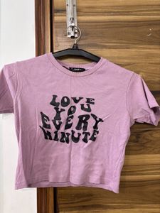 Cute Shein Graphic Crop Top