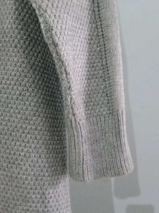 grey daisy knitted dress