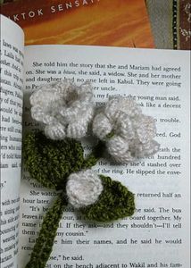 lily of the valley and tulip purse charm.