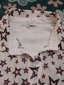 White Printed Shirt