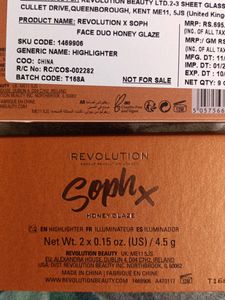 Makeup Revolution Face Highlighter Duo