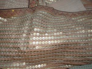 Beautiful Pure Sequence Saree