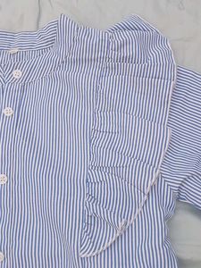 Striped Ruffle Shirt