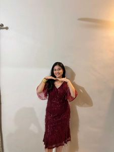 Elegant Sequin Fringe Dress