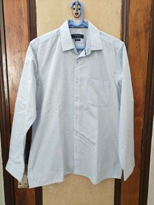 Grey self design shirt