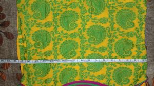 Yellow Printed Kurta