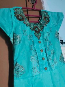 Sea Blue Festival Gown