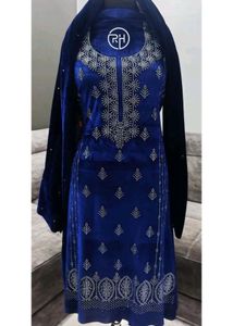 Velvet Unstitched Dress