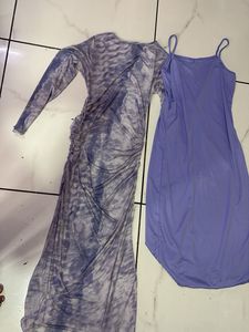 Stylish Purple Dress Set
