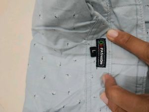 Men's Checkered Button-Down Shirt can be worn from