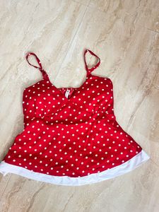 Red Polka Dot Pajama Set