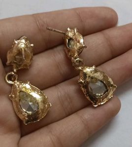 Red Teardrop Earrings
