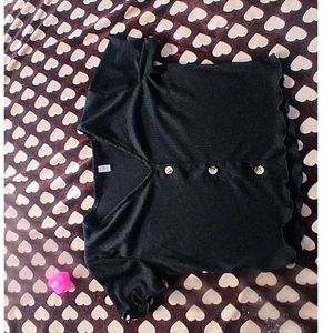 Vmens Women Black Rib Tank Top