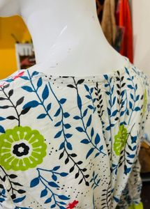 Floral Print Kurta