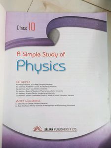 Srijan Physics Class 10
