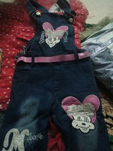Beby Girl Denim Dungree.