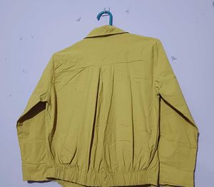 Yellow Tie-Front Shirt