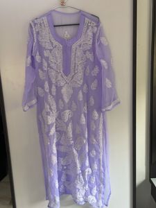 Unused Chikankari Kurti With Inner