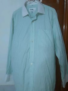 Striped Mint Green Shirt