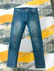 Men's Blue Casual Denim Jeans