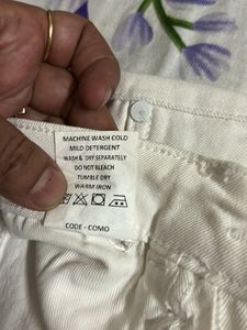 Ether White Denim Jeans