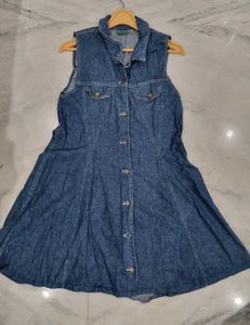 Denim Sleeveless Dress