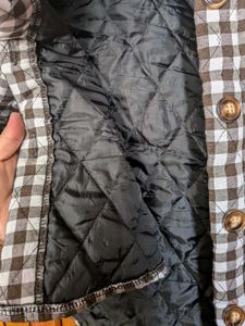 Quilted Checkered Jacket 🤎
