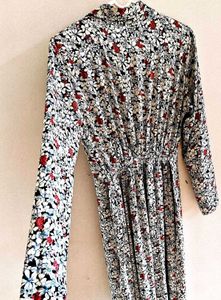 White Maxi Floral Dress