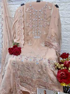 Heavy Work Unstitched Pakistani Dress Material