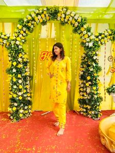 Yellow Kurta Pant Set
