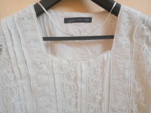 Elegant White Lace Top