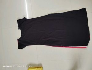 2 Kurti Stylish Pink &amp; Black Dress
