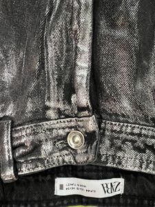 Metallic Silver Pants