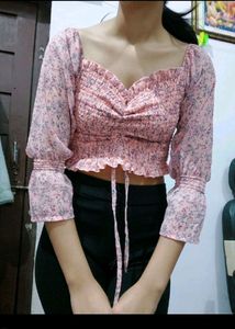 Floral Crop Top