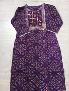 Bandhej Kurti In Sale For Summer