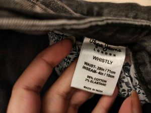 Pepe Jeans London Charcol Denim Shorts