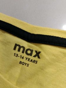 Yellow &#34;Skate Crew&#34; Graphic Print Full Sleeve